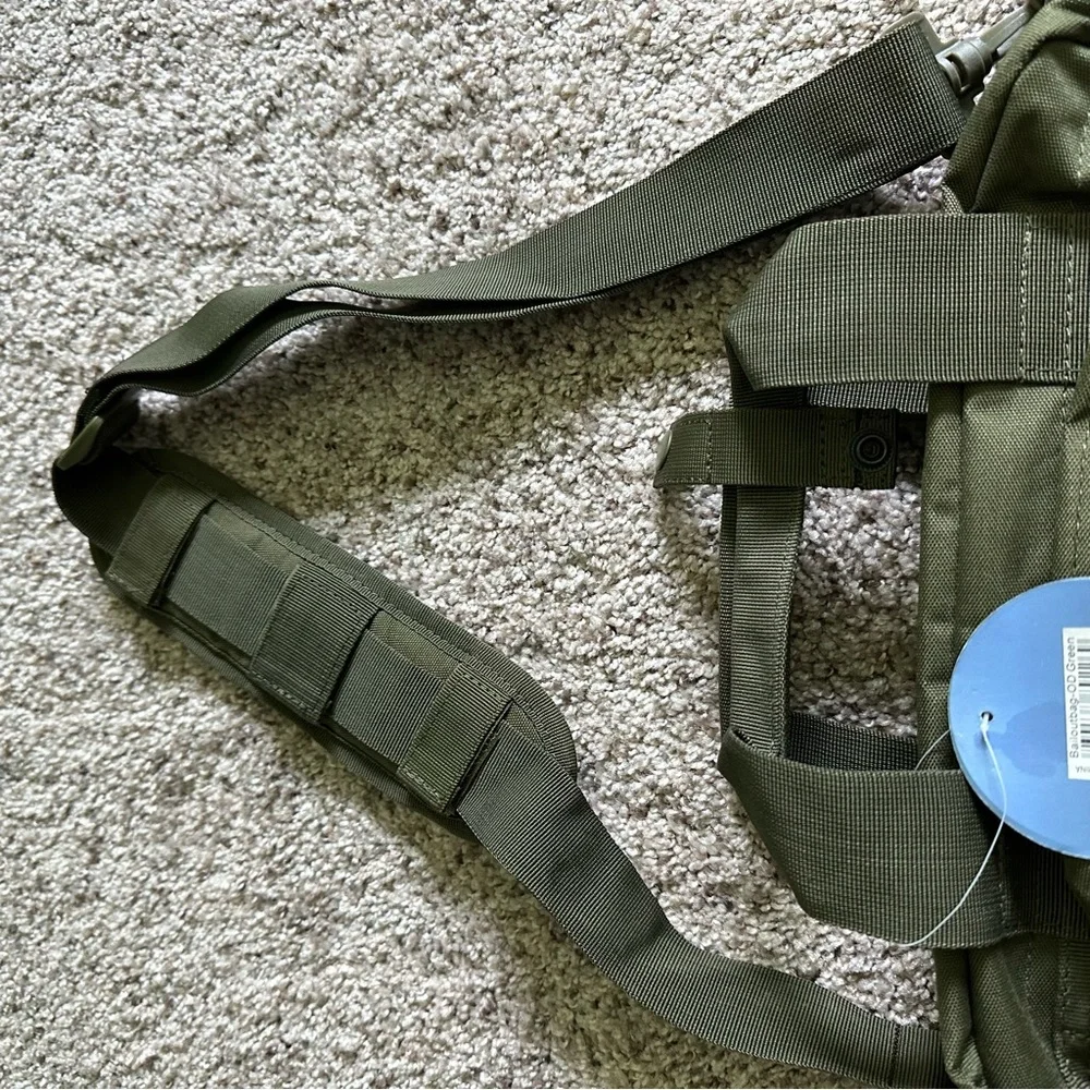 NWT LA Police Gear Tactical Bail Out Gear Bag Military Green Shoulder Strap New‎